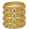 Bracelets de luxe Nigeria Oman éthiopien couleur or bracelets pour femmes filles bijoux de mariage articles de livraison gratuite au Nigeria