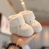 First Walkers Winter Cute Cartoon Baby Booties Boy Girl Boots Cotton Soft-Sole Non-Slip Warm Toddler Infant Crib Shoes