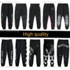 2024 America Street Chromees Hearts Calças de Impressão Sânscrita Masculina Alfabeto Sânscrito Outono Mulheres Cross Ch Sweatpants Ferradura Carta Impressão Calças M-2Xl 534