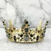 Party Supplies Crown Cake Decor Baking Ornament Mini Plastic Topper Crystal Pearl Tiara Kinderen Haar Sieraden Decoratie