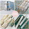 Wallpapers Vintage Idyllic Large Flower 3D Pressed Self-adhesive Non-woven Wallpaper For Living Room Bedroom Sofa Background Wall