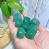 Decorative Figurines Natural Crystals Green Advanturine Tumble Cube High Quality Home Decorations Polished Mineral Energy Gift