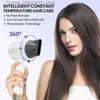 Hårtorkar Chignon Super Sonic Dryer Machine Professional Hårtork Curly Diffuser Blow Ionic Blowtryer Leaf Less Air Blower Q240128