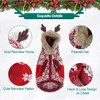 Cão vestuário benepaw camisola de natal inverno quente rena com capuz de malha pulôver gato filhote de cachorro roupas para animais de estimação para cães pequenos e médios