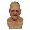 Uno spaventoso Coslpy Halloween Full Head Latex Divertente Supersoft Old Man Maschera per adulti Creepy Party Real Masks290b