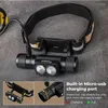 Headlamps H25LR LED 90 High CRI Rechargeable Headlamp Powerful Lightweight Head With Bright White Light 660nm Deep Red Torch