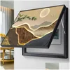 Schilderijen Platte Diamant Ingelegd Kristal Porselein Schilderij Abstract Geometrisch Muurkunstwerk Meterkast Woondecoratie Modern Hd Smal Dhrkz