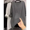 Kvinnors hoodies Slim Tunic 3D Ribbed Long Sleeve Women Sweatshirts mode All-Match Casual Overized 2xl Inside Daily Black Grey White Tops