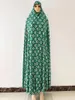 Roupas étnicas 6xl 2024 mulheres muçulmanas com capuz abaya africano sem mangas oração vestuário kaftan vestido com hijab floral dubai saudita robe