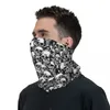 Halsdukar gotisk dödsskalle bandana nacke täckt tryckt mask halsduk multifunktion huvudbonring cykling unisex vuxen andas