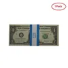 Replica US Fake Money Kids Spela leksak eller familjespel papper kopia sedlar 100 st/pack247ei5qo