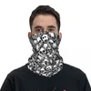 Halsdukar gotisk dödsskalle bandana nacke täckt tryckt mask halsduk multifunktion huvudbonring cykling unisex vuxen andas