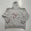 JNCOフーディーY2Kプルオーバースウェットシャツメンズハラジュクヒップラッキー7グラフィック刺繍特大のパーカーゴシックパーカー服240131