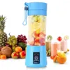 Juicers 6 Blades Mini USB Draagbare Elektrische Fruitpers Smoothie Maker Blender263d