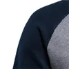 Aiopeson spliced ​​kardigan mężczyzn streetwear swobodny wysokiej jakości bawełniany sweter zimowy marka mody na 240123