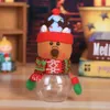Çocuk Çocuk Noel Hediye Çantaları Şeker Kavanoz Şişesi Noel Baba Tatlı Noel Çantası ve Kutular Yeni Yıl #201245o