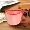 Set di stoviglie Tazza da caffè in ceramica a forma di cuore con manico Tazza da latte