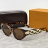 Solglasögon lyxdesigner för kvinnor solglasögon kattögon solglasögon personlig design guldben solglasögon med låda som kör rese shopping strandvy mer 0qk9