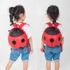 Bebek sırt çantası anti Lost Toddler Little Kids Anaokulu Okul Çantası Çocuklar Seyahat Çantası Sevimli Lady Bug Sırt Çantaları tasma yok 240118
