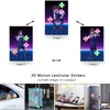 Chainsaw Man Kobeni Dance Pochit 3D Lenticular Anime Waterproof Motion Sticker for Laptop,Skateboard,Wall Decor Kid Toy Gifts