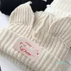 Ball Caps Mode Mit Kapuze Ohr Stricken Hut Doppelschicht Herbst Winter Warme Schwein Woolen Nische Design Hip-hop Kalte Beanie