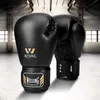 Wesing gants de boxe hommes formation Sanda gants luvas Muay Thai combat gants en cuir boxPaws pour la boxe 240124