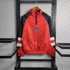 New York City FC Men's jacket windbreaker sweatshirt Half zipper round collar windbreaker outdoor windbreaker men's fashion casual sports jacket