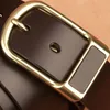 Belts Classic Men's Leather Belt Metal High Quality Car Automatic Buckle Business Work Fashion Casual