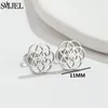 Stud Earrings Golden Stainless Steel Mini Leaf Star Tortoise Safety Pin Cartilage Ear Piercing Jewelry Cute Bowknot Mouse Studs