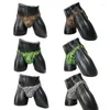 Onderbroek Mannen Ondergoed Sexy Luipaard Print Gay Slips Man Nylon Ademend Lage Taille Heren Bikini Cuecas Slip AD744