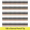 100st Pencil Tip Head Replacement Eternal Pencil Head for Writing Pencil Eternal Pencil Without Ink Eternal Pen 240118