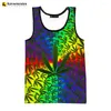 Men's Tank Tops Funny 3D Print Trippy Printed Men Vest Summer Casual Singlets Sleeveless Hip Hop Oversized