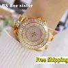 Diamond Watches Women Top Stylish Gold Gold Watch Women Women Stain Flaging Stal Watch for Woman Bayan Kol Saati 20192474