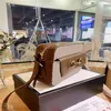 Shoulder Bags Printing Grain Canvas Camera Tofu Small Square Messenger Vintage Women Bags Worn Genuine Leather Handbag Purses Unis247x