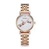 Cagarny zegarek na rękę golenia diamentów kobiety obserwują kobiety kwarcowe zegarki różowe złoto stalowa bransoletka sukienka damska 238t