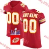 Tony Gonzalez Derrick Thomas Red Football Jersey zszył mężczyznę 19 Joe Montana 32 Marcus Allen 1 Warren Moon 24 ty Law 31 Kapłan Holmes Jerseys