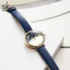 Zegarek na rękę Anke Store Women Watch Design Fashion Starry Sky Stars Księżyc Prosty skórzany pasek Wodoodporny kwarc zegarki dla kobiet198y