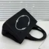 Designer Shoulder Bags Black Canvas Denim Tote Messenger Bag Shopping Handbag Casual Classic Letter Print Crossbody Large Capacity Mommy Beach Totes Fo