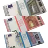 Papier gedrukt geld Party Games Speelgoed VS 1 5 10 20 50 100 Dollar Euro Movie Prop Bankbiljet voor kinderen Kerstcadeaus of videofilmXIFZ