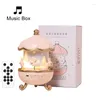 Veilleuses rechargeables Bluetooth haut-parleur étoile projecteur lumière rotatif lapin pleine lampe cadeau pour enfants fille petite amie