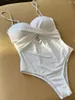 Dames Badmode Geribbelde Beha Cup Badpakken 2024 Vrouwelijke Eendelig Badpak Vrouwen Monokini Hoge Cut Badpak Zwemmen Strandkleding bodysuit