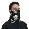 Foulards gothiques crâne de mort Bandana cou guêtre masque imprimé écharpe multifonction masque facial sports de plein air unisexe adulte lavable