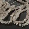 Loose Gemstones Natural Florescent Quartz / Pakimer Original Mineral Clusters Beads 8mm-10mm Length 18cm From Pakistan