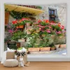 Tapestries Tapestry Idyllic Garden Landscape Wall Hanging Bedroom Decor Home