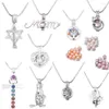 Catene Mix 10 Set di ciondoli a gabbia stile Affascinanti perle naturali Placcato in argento Collana a catena con serpente Regali Donne Ragazze Bambini PP15270S