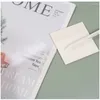 Folhas transparentes notas pegajosas raspa adesivos blocos de notas postado papel claro bloco de notas escola papelaria material de escritório