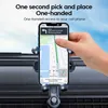 Mobiltelefonfästen innehavare 360 ​​Rotertable Gravity Car Phone Holder Car Air Vents Clip Mount Stand Extension Rod i smartphoneinnehavare Bracket GPS Support YQ240130