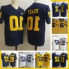 Michigan NCAA Wolverines College Football Jerseys 2 Shea Patterson Desmond Howard 10 Tom Brady 4 Jim Harbaugh Charles Woodson Jabrill Pep 37