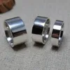 Echte 925 Sterling Zilveren Ringen Voor Mannen Vrouwen Paar Liefhebbers Ringen Eenvoudige Vlakte Comfortabele Past Wedding Band 240123