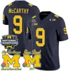 Michigan Wolverines 2024 Campeões nacionais campeões da NCAA Jerseys de futebol McCarthy Corum Wilson Edwards Denegal Brady Tuttle Warren Bell Custom Stitched Men